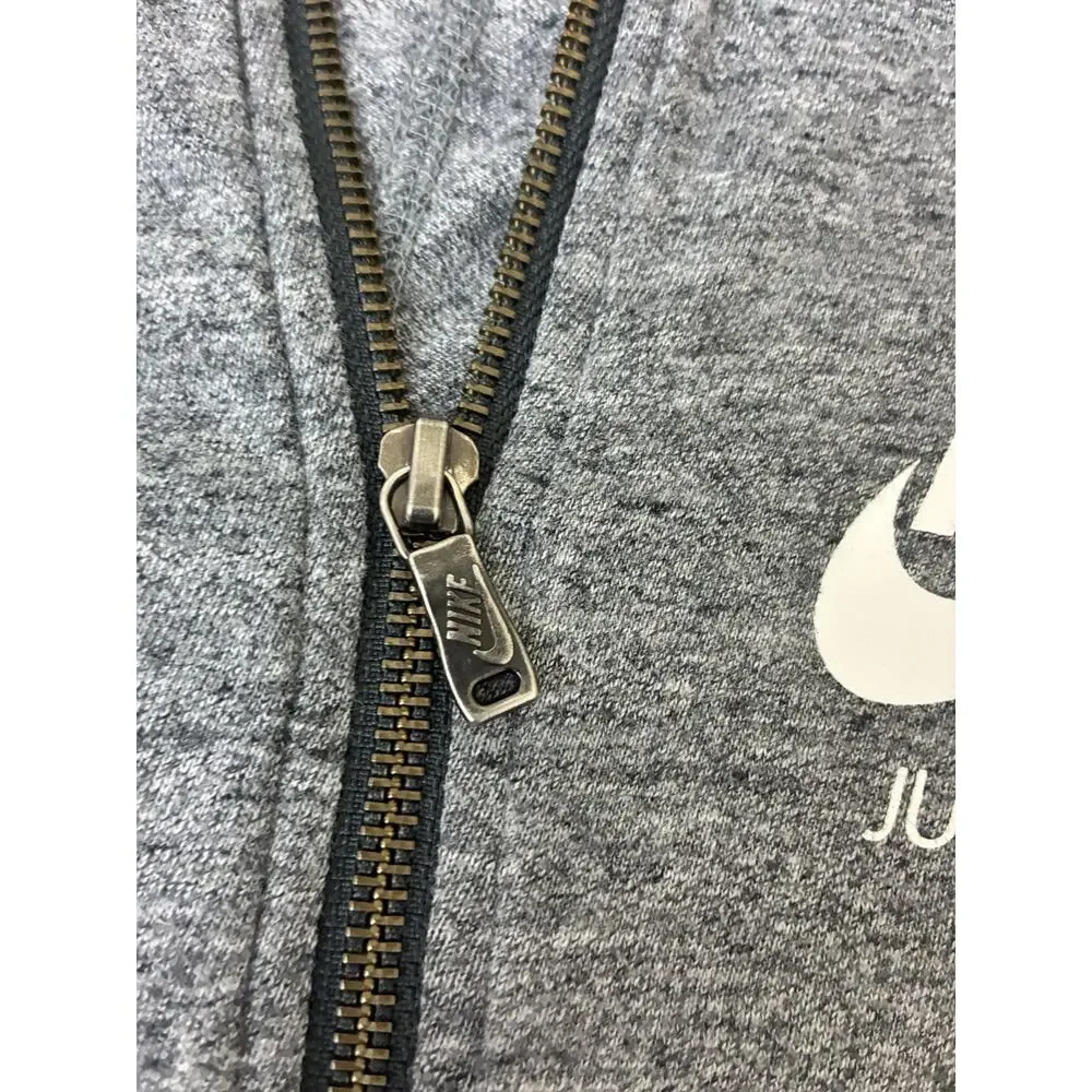 Nike Grey Full Zip Long Sleeve Activewear Athletic Hoodie Women's Small
